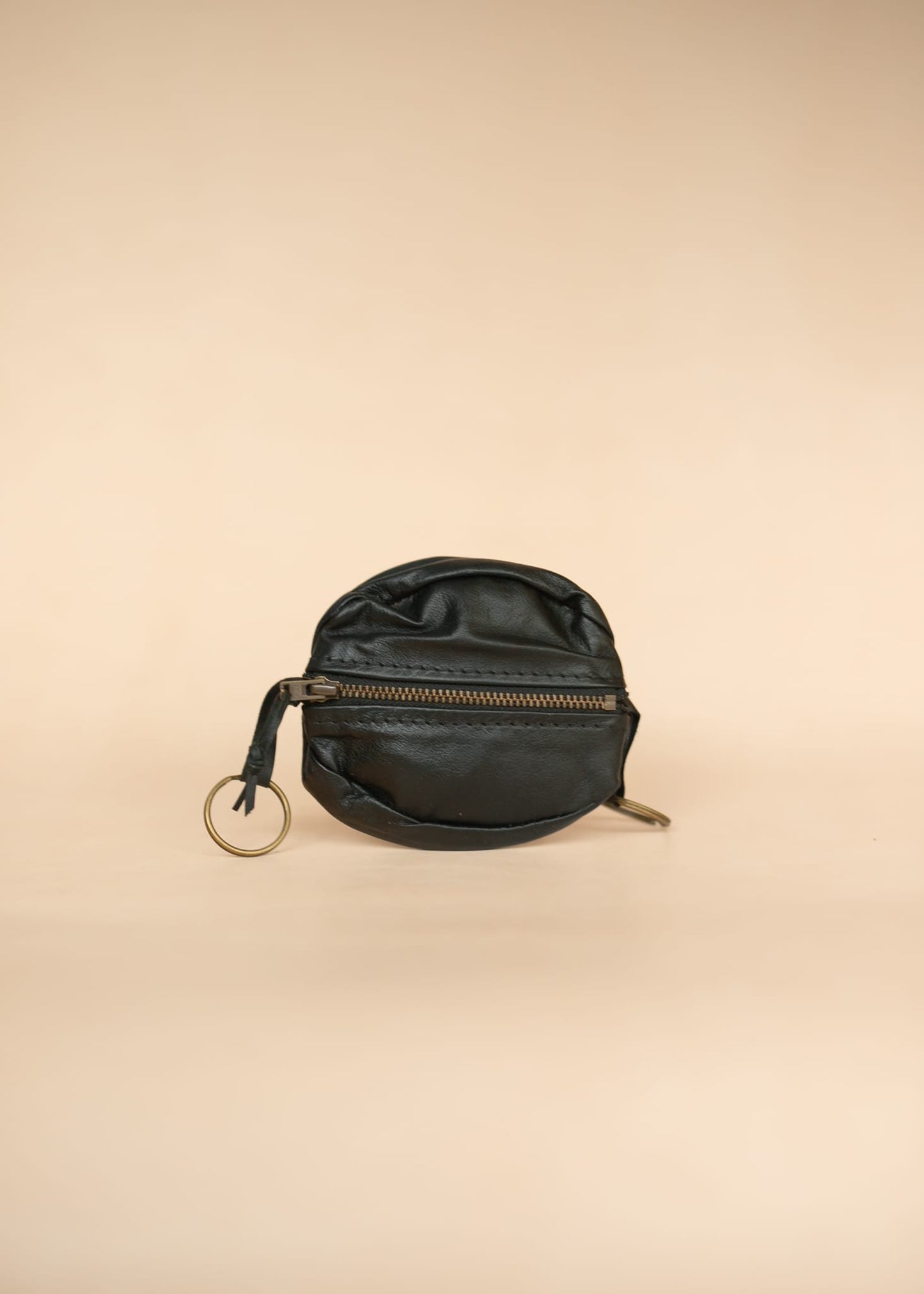 The Real McCaul Leathergoods Keyring Double Sided Key & Coin Pouch - Kangaroo Australian Made Australian Owned Double Sided Key & Coin Pouch- MADE IN AUSTRALIA - Genuine Leather