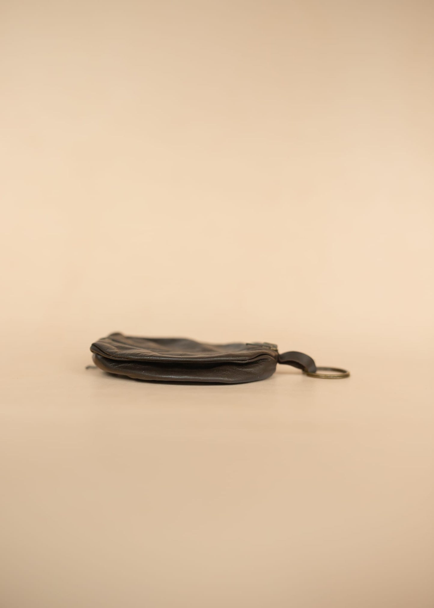 The Real McCaul Leathergoods Keyring Double Sided Key & Coin Pouch - Kangaroo Australian Made Australian Owned Double Sided Key & Coin Pouch- MADE IN AUSTRALIA - Genuine Leather