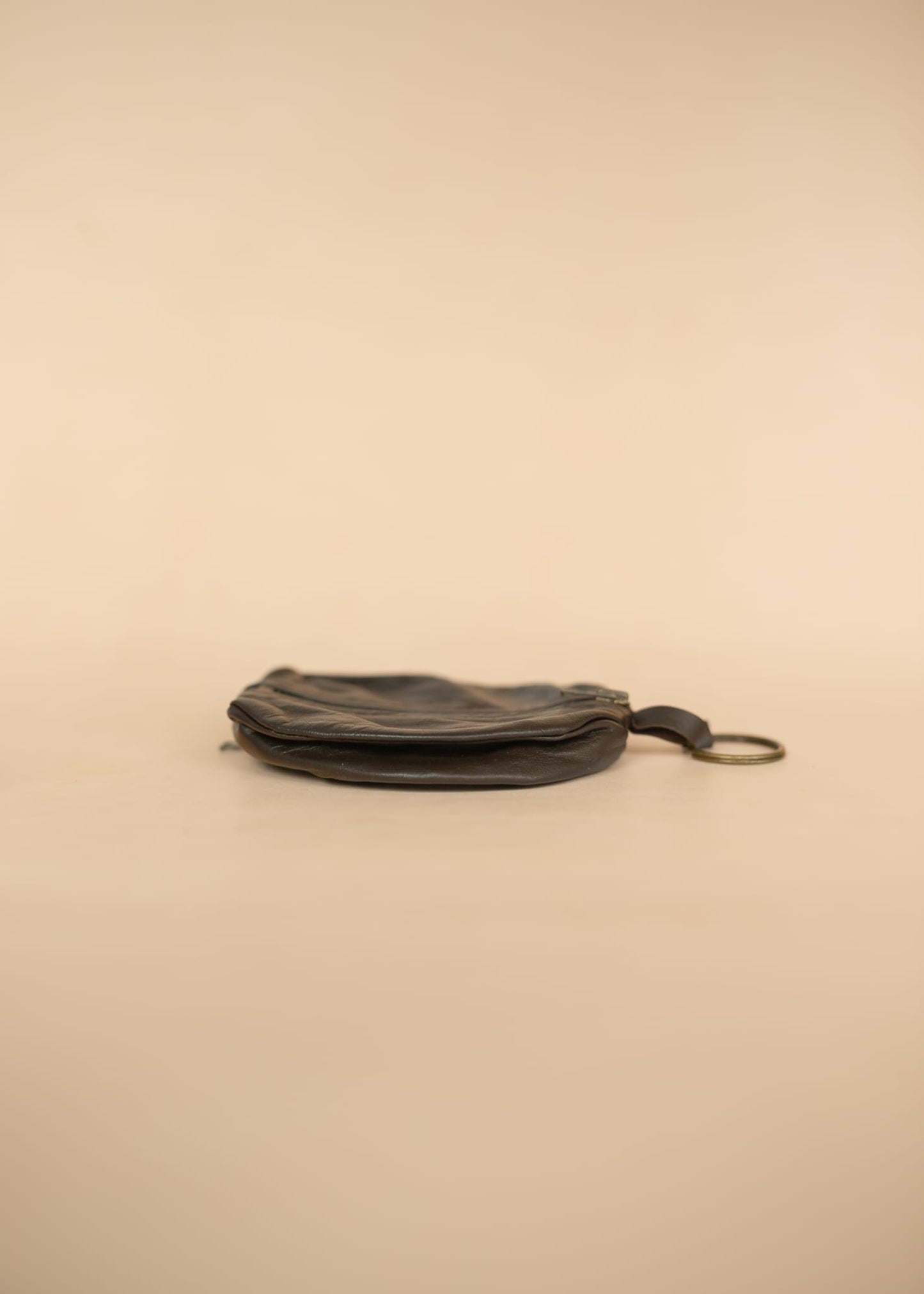 The Real McCaul Leathergoods Keyring Double Sided Key & Coin Pouch - Kangaroo Australian Made Australian Owned Double Sided Key & Coin Pouch- MADE IN AUSTRALIA - Genuine Leather