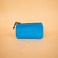 The Real McCaul Leathergoods Keyring Kangaroo / Dark Blue Simple Coin Pouch - Kangaroo Australian Made Australian Owned Double Sided Key & Coin Pouch- MADE IN AUSTRALIA - Genuine Leather