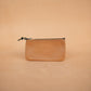 The Real McCaul Leathergoods Keyring Kangaroo / Tan Simple Coin Pouch - Kangaroo Australian Made Australian Owned Double Sided Key & Coin Pouch- MADE IN AUSTRALIA - Genuine Leather