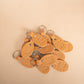 The Real McCaul Leathergoods Keyring Keyring - Zodiac Horoscope Star Sign - Natural Australian Made Australian Owned Horoscope Zodiac Star Sign Keyring Leather Made in Australia
