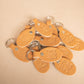 The Real McCaul Leathergoods Keyring Keyring - Zodiac Horoscope Star Sign - Natural Australian Made Australian Owned Horoscope Zodiac Star Sign Keyring Leather Made in Australia