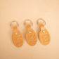 The Real McCaul Leathergoods Keyring Keyring - Zodiac Horoscope Star Sign - Natural Australian Made Australian Owned Horoscope Zodiac Star Sign Keyring Leather Made in Australia