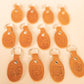 The Real McCaul Leathergoods Keyring Keyring - Zodiac Horoscope Star Sign - Tan Australian Made Australian Owned Horoscope Zodiac Star Sign Keyring Leather Made in Australia