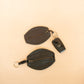 The Real McCaul Leathergoods Keyring One Zip Key & Coin Pouch - Kangaroo Australian Made Australian Owned Double Sided Key & Coin Pouch- MADE IN AUSTRALIA - Genuine Leather