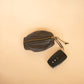 The Real McCaul Leathergoods Keyring One Zip Key & Coin Pouch - Kangaroo Australian Made Australian Owned Double Sided Key & Coin Pouch- MADE IN AUSTRALIA - Genuine Leather