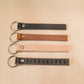 The Real McCaul Leathergoods Keyring Phone Number Leather Keyring Australian Made Australian Owned Personalised Leather Name Keyring Australian Made