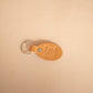 The Real McCaul Leathergoods Keyring Virgo Keyring - Zodiac Horoscope Star Sign - Natural Australian Made Australian Owned Horoscope Zodiac Star Sign Keyring Leather Made in Australia
