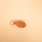 The Real McCaul Leathergoods Keyring Virgo Keyring - Zodiac Horoscope Star Sign - Tan Australian Made Australian Owned Horoscope Zodiac Star Sign Keyring Leather Made in Australia