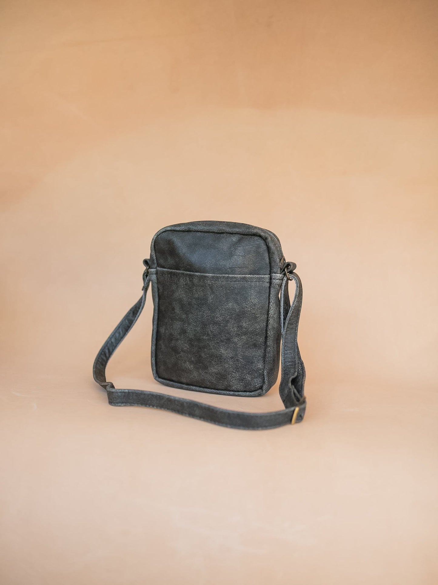 The Real McCaul Leathergoods Manbag Charlie Satchel Sidebag - Cowhide Australian Made Australian Owned Charlie Leather Sidebag Satchel Man Bag- Made In Australia