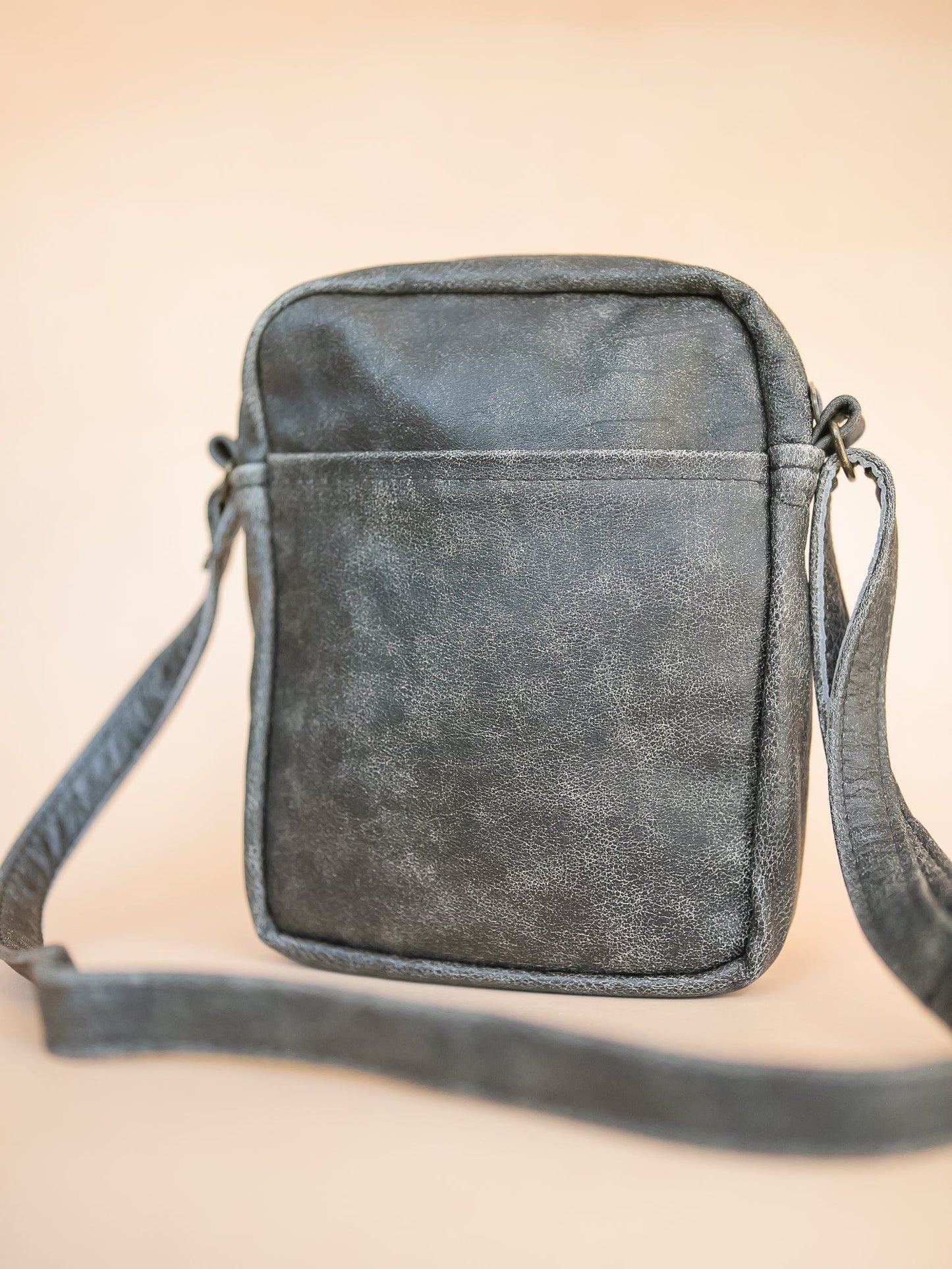 The Real McCaul Leathergoods Manbag Charlie Satchel Sidebag - Cowhide Australian Made Australian Owned Charlie Leather Sidebag Satchel Man Bag- Made In Australia