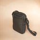 The Real McCaul Leathergoods Manbag Charlie Satchel Sidebag - Cowhide Australian Made Australian Owned Charlie Leather Sidebag Satchel Man Bag- Made In Australia