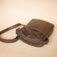 The Real McCaul Leathergoods Manbag Charlie Satchel Sidebag - Cowhide Australian Made Australian Owned Charlie Leather Sidebag Satchel Man Bag- Made In Australia