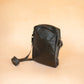 The Real McCaul Leathergoods Manbag Charlie Satchel Sidebag - Kangaroo Australian Made Australian Owned Charlie Leather Sidebag Satchel Man Bag- Made In Australia