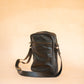 The Real McCaul Leathergoods Manbag Charlie Satchel Sidebag - Kangaroo Australian Made Australian Owned Charlie Leather Sidebag Satchel Man Bag- Made In Australia