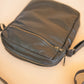 The Real McCaul Leathergoods Manbag Charlie Satchel Sidebag - Kangaroo Australian Made Australian Owned Charlie Leather Sidebag Satchel Man Bag- Made In Australia