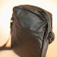 The Real McCaul Leathergoods Manbag Charlie Satchel Sidebag - Kangaroo Australian Made Australian Owned Charlie Leather Sidebag Satchel Man Bag- Made In Australia