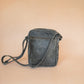 The Real McCaul Leathergoods Manbag Stonewash Charlie Satchel Sidebag - Cowhide Australian Made Australian Owned Charlie Leather Sidebag Satchel Man Bag- Made In Australia
