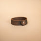 The Real McCaul Leathergoods Narrow Leather Wristband - 20mm (0.75") Australian Made Australian Owned Wide Leather Wristband - 20mm (0.75") - Made in Australia
