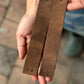 The Real McCaul Leathergoods Personalised Bookmark Australian Made Australian Owned Personalised Embossed Leather Bookmark Handmade in Australia