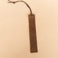 The Real McCaul Leathergoods Personalised Bookmark Australian Made Australian Owned Personalised Embossed Leather Bookmark Handmade in Australia