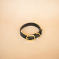 The Real McCaul Leathergoods Pet Collars & Harnesses Classic Dog Collar - 25mm - Black Australian Made Australian Owned Leather Dog Collar with Brass Fittings- Australian Made