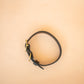 The Real McCaul Leathergoods Pet Collars & Harnesses Classic Dog Collar - 25mm - Black Australian Made Australian Owned Leather Dog Collar with Brass Fittings- Australian Made