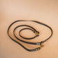 The Real McCaul Leathergoods Pet Leashes Hands Free Long Crossbody Dog Leash - 20mm - Dark Brown Australian Made Australian Owned Leather Dog Lead or Leash - HandMade In Australia- Brass Fittings