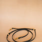 The Real McCaul Leathergoods Pet Leashes Hands Free Long Crossbody Dog Leash - 20mm - Dark Brown Australian Made Australian Owned Leather Dog Lead or Leash - HandMade In Australia- Brass Fittings