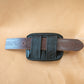 The Real McCaul Leathergoods Purses Two Zip Key Belt Pouch - Cowhide Australian Made Australian Owned Double Zip Leather Key Belt Purse Made In Australia
