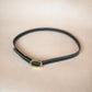 The Real McCaul Leathergoods Rancher Narrow 20mm Belt - Black Australian Made Australian Owned Solid Leather Narrow Belt Made In Australia - 20mm  - Black