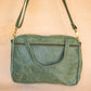 The Real McCaul Leathergoods Shoulder Bags Jack Satchel - Cowhide - Green Marble Australian Made Australian Owned Jack Laptop Leather Travel Satchel Briefcase- Made In Australia