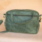 The Real McCaul Leathergoods Shoulder Bags Jack Satchel - Cowhide - Green Marble Australian Made Australian Owned Jack Laptop Leather Travel Satchel Briefcase- Made In Australia