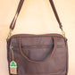 The Real McCaul Leathergoods Shoulder Bags Jack Satchel - Cowhide - Plum Australian Made Australian Owned Jack Laptop Leather Travel Satchel Briefcase- Made In Australia