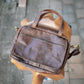 The Real McCaul Leathergoods Shoulder Bags Jack Satchel - Cowhide - Premium Marble Brown Australian Made Australian Owned Jack Laptop Leather Travel Satchel Briefcase- Made In Australia