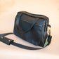 The Real McCaul Leathergoods Shoulder Bags Jack Satchel - Kangaroo - Black Australian Made Australian Owned Jack Laptop Leather Travel Satchel Briefcase- Made In Australia