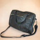 The Real McCaul Leathergoods Shoulder Bags Silver Jack Satchel - Cowhide - Black Australian Made Australian Owned Jack Laptop Leather Travel Satchel Briefcase- Made In Australia