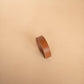 The Real McCaul Leathergoods Tan / 15cm Narrow Leather Wristband - 20mm (0.75") Australian Made Australian Owned Wide Leather Wristband - 20mm (0.75") - Made in Australia