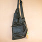 The Real McCaul Leathergoods Travel Bag The John Crossbody Sling Bag - Premium Kangaroo - Black Australian Made Australian Owned The John Crossbody Sling Bag - Premium Kangaroo - Black