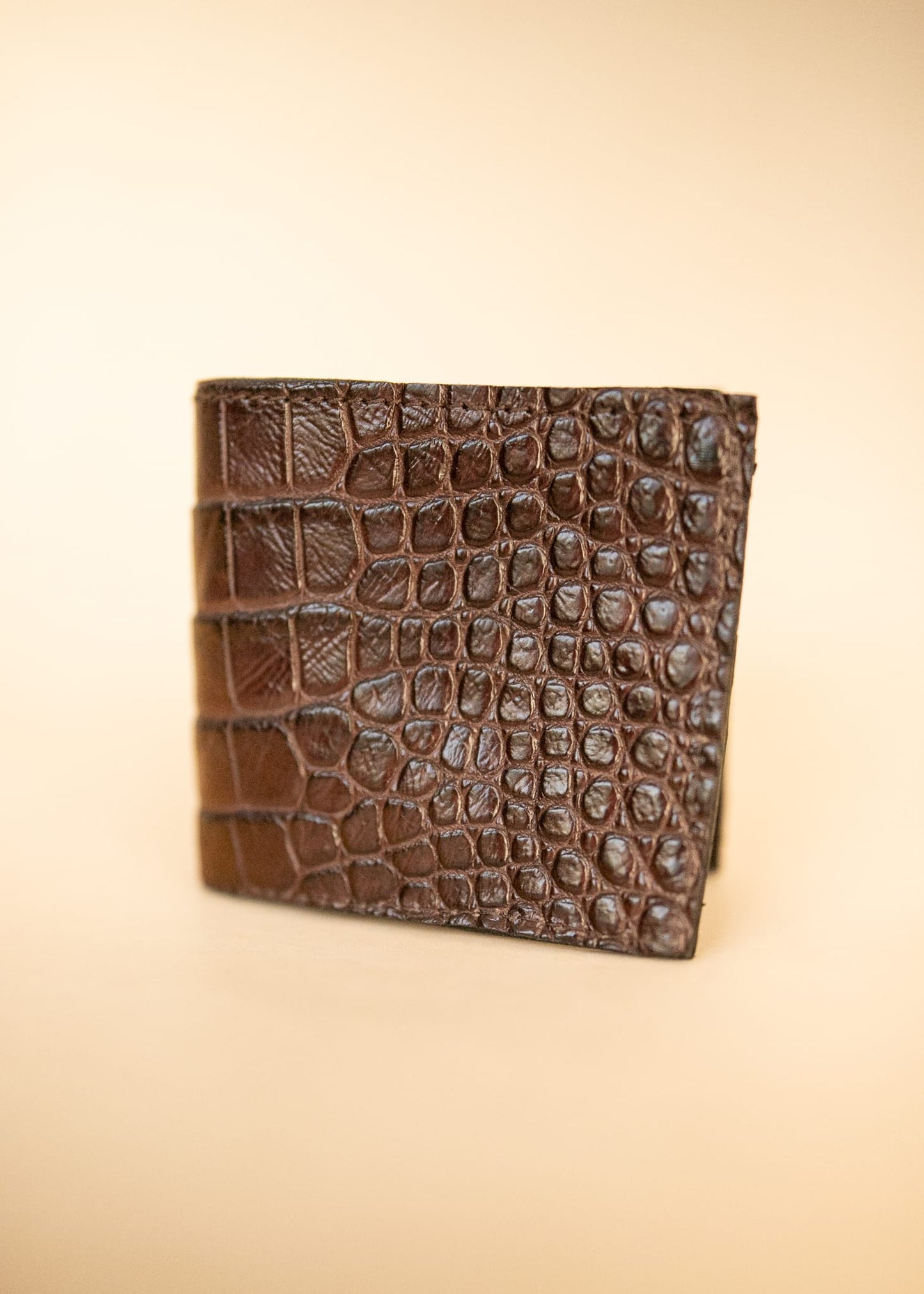 The Real McCaul Leathergoods Wallets Classic Bifold Wallet - Crocodile and Kangaroo Australian Made Australian Owned Bifold Crocodile and Kangaroo Leather Wallet- Made In Australia