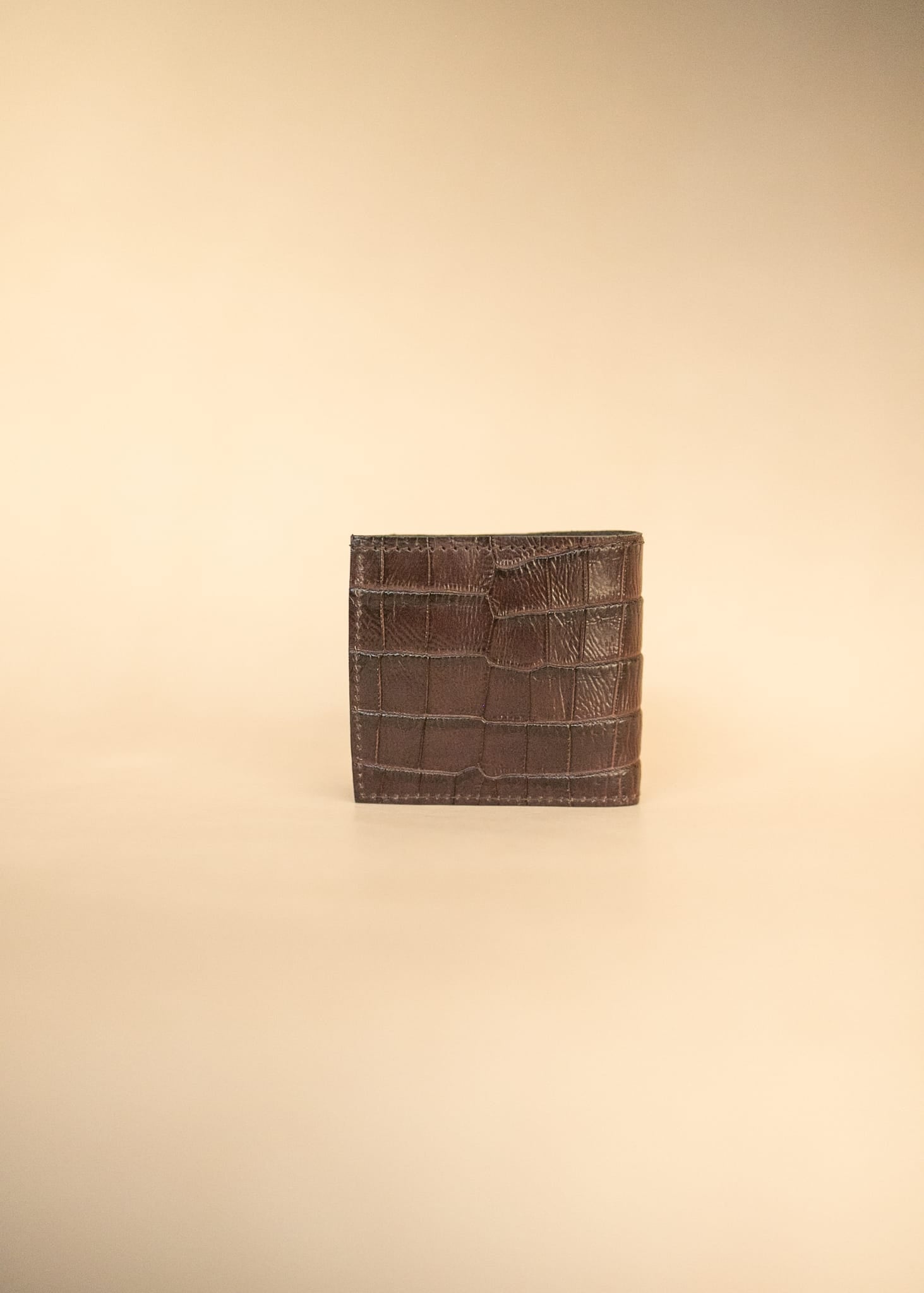 The Real McCaul Leathergoods Wallets Classic Bifold Wallet - Crocodile and Kangaroo Australian Made Australian Owned Bifold Crocodile and Kangaroo Leather Wallet- Made In Australia