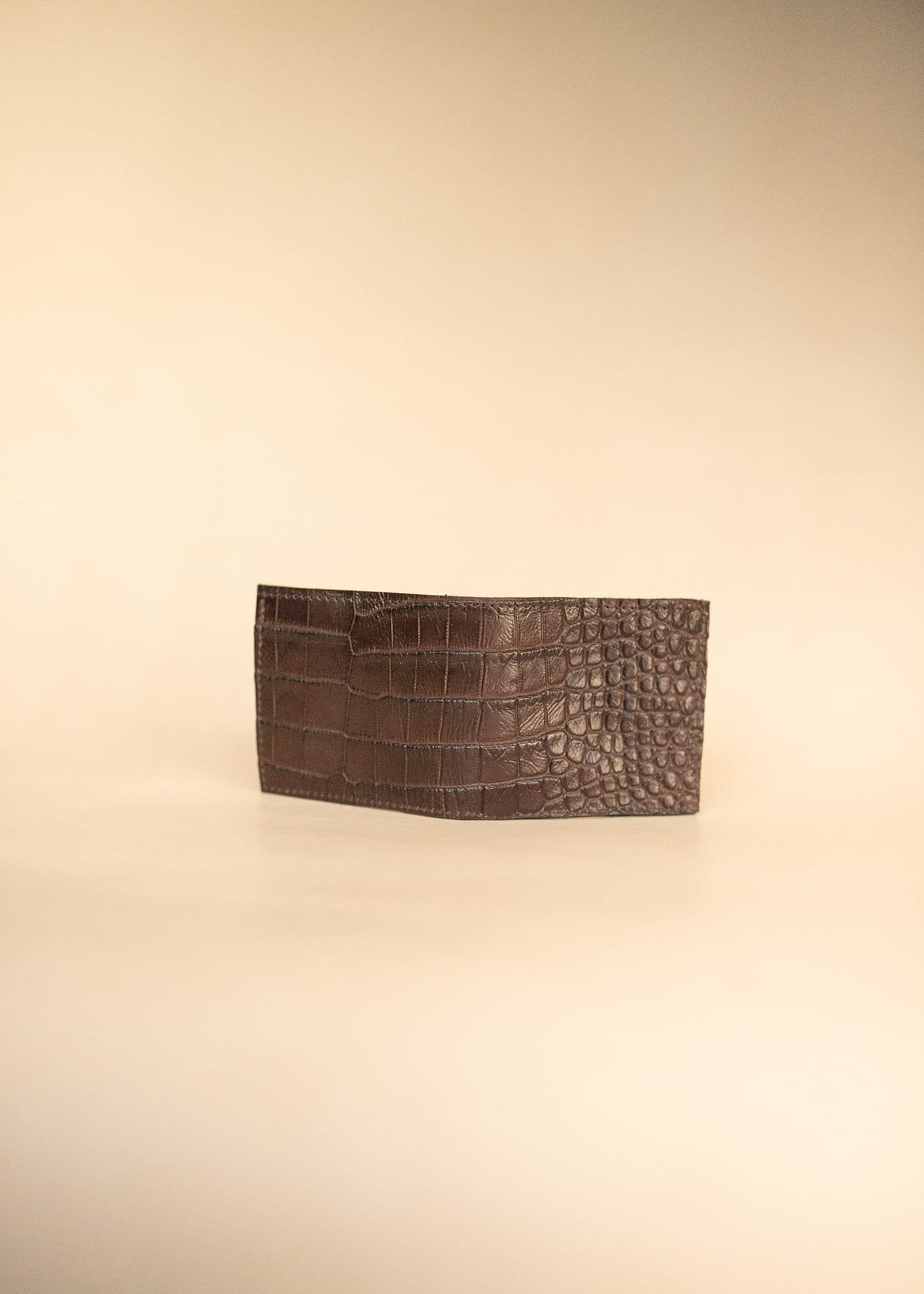 The Real McCaul Leathergoods Wallets Classic Bifold Wallet - Crocodile and Kangaroo Australian Made Australian Owned Bifold Crocodile and Kangaroo Leather Wallet- Made In Australia
