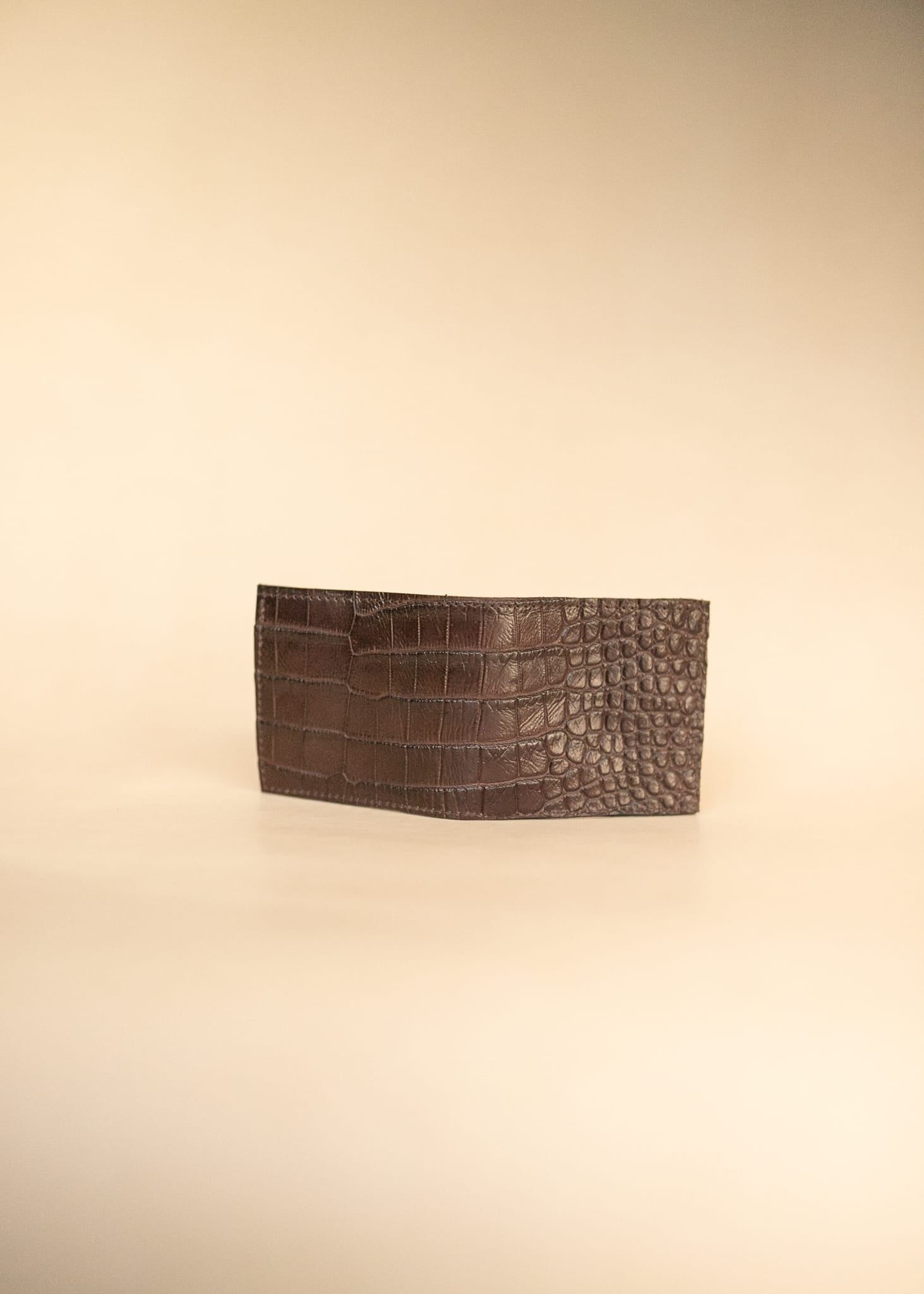 The Real McCaul Leathergoods Wallets Classic Bifold Wallet - Crocodile and Kangaroo Australian Made Australian Owned Bifold Crocodile and Kangaroo Leather Wallet- Made In Australia