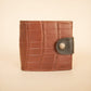 The Real McCaul Leathergoods Wallets Classic Bifold Wallet - Crocodile and Kangaroo Australian Made Australian Owned Bifold Kangaroo Leather Wallet- Made In Australia