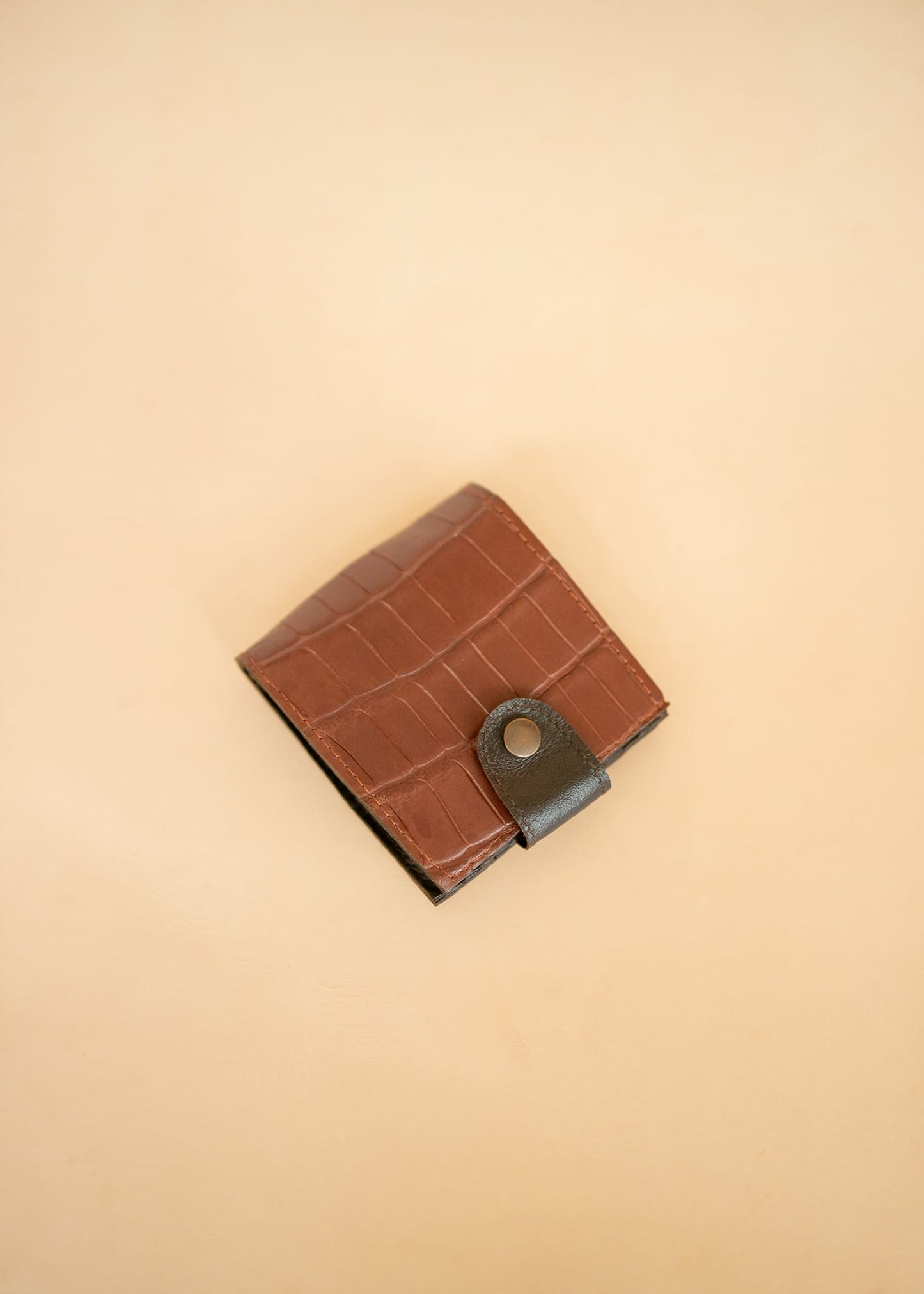 The Real McCaul Leathergoods Wallets Classic Bifold Wallet - Crocodile and Kangaroo Australian Made Australian Owned Bifold Kangaroo Leather Wallet- Made In Australia