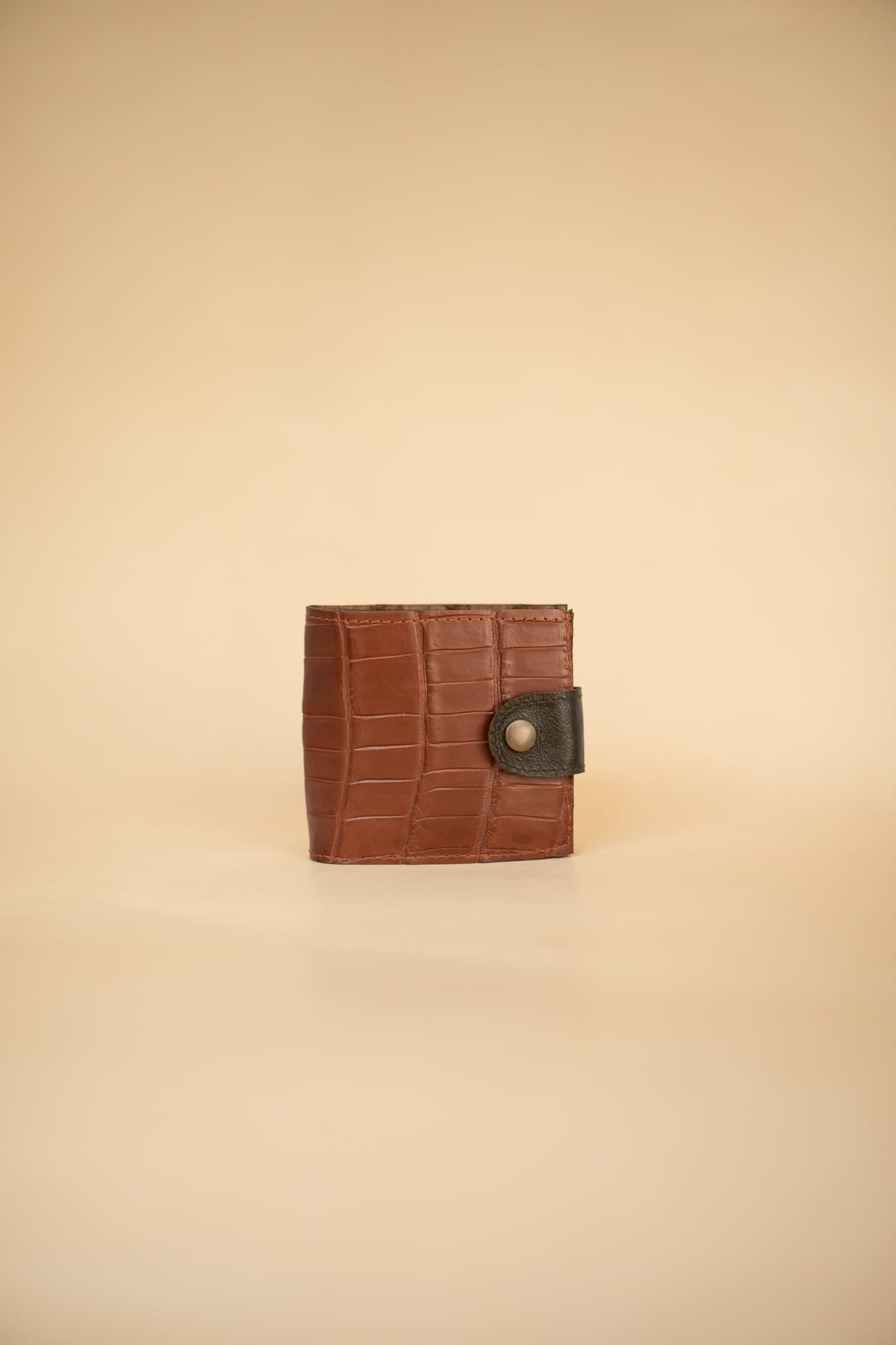 The Real McCaul Leathergoods Wallets Classic Bifold Wallet - Crocodile and Kangaroo Australian Made Australian Owned Bifold Kangaroo Leather Wallet- Made In Australia