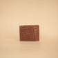 The Real McCaul Leathergoods Wallets Classic Bifold Wallet - Crocodile and Kangaroo - Tan Australian Made Australian Owned Bifold Crocodile and Kangaroo Leather Wallet- Made In Australia