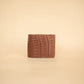 The Real McCaul Leathergoods Wallets Classic Bifold Wallet - Crocodile and Kangaroo - Tan Australian Made Australian Owned Bifold Crocodile and Kangaroo Leather Wallet- Made In Australia