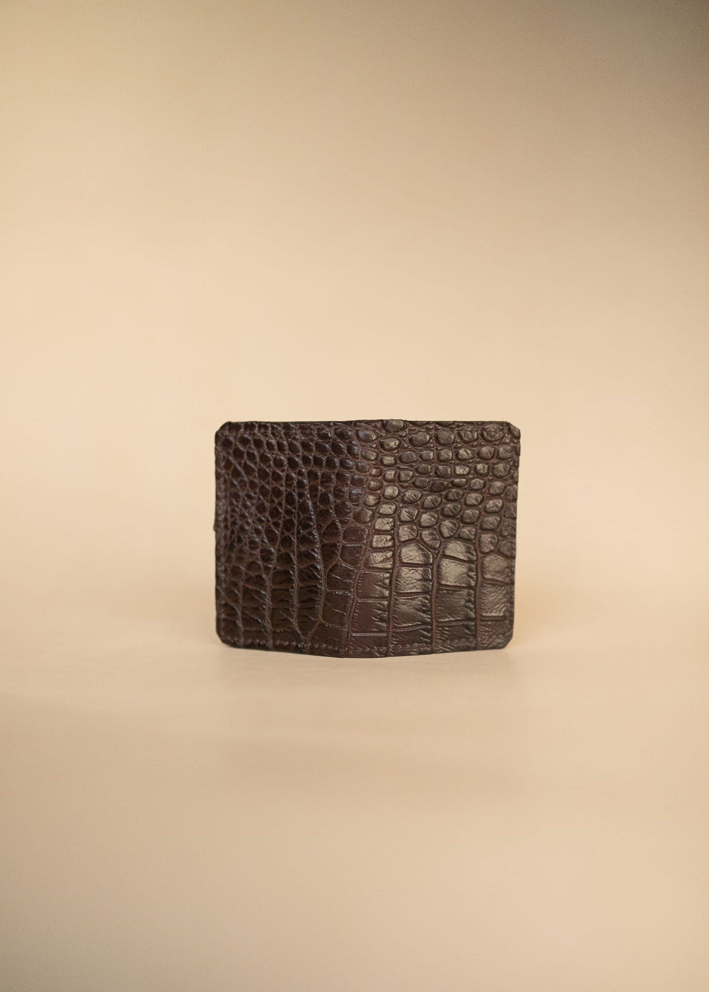 The Real McCaul Leathergoods Wallets Four Pocket Card Wallet - Crocodile and Kangaroo Australian Made Australian Owned Leather 4 Card Wallet Holder Crocodile and Kangaroo Wallet Made In Australia 